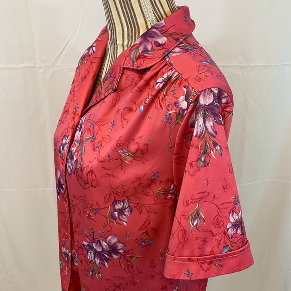 Vintage floral short sleeve shirt - Picture 6 of 9